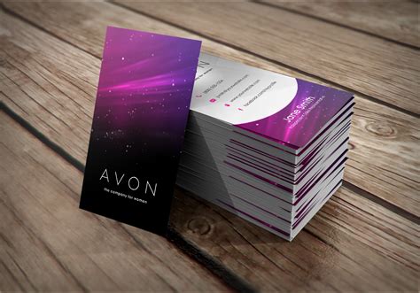Free business cards cost little to manufacture because the companies offering these deals use low quality materials. Avon Business Cards | Free Shipping | Printing business ...