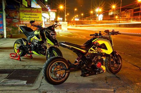 Street Groms Honda Grom Custom Motorcycles Chopper Stunt Bike