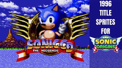 1996 Title Screen For Scd Sonic Origins Mods