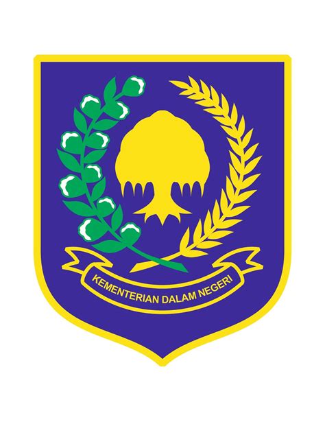 (ii) tanggal, bulan, tahun, ditulis dengan logo, nama kementerian dalam negeri republik indonesian, nama satuan kerja dan alamat. Bunga RC: VECTOR LOGO KEMENTRIAN DALAM NEGERI