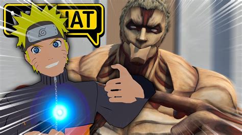 Attack On Titan Meets Naruto Vrchat Youtube