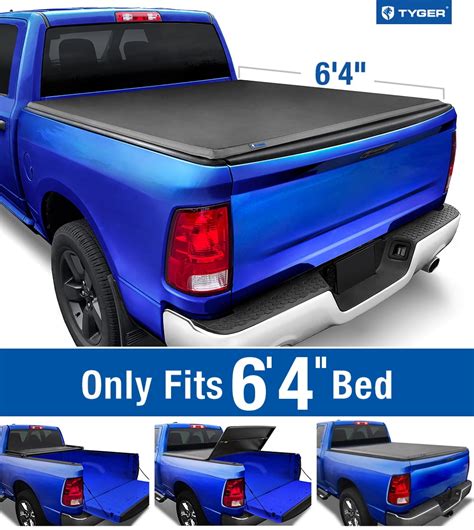 Buy Tyger Auto T3 Soft Tri Fold Truck Bed Tonneau Cover Compatible With