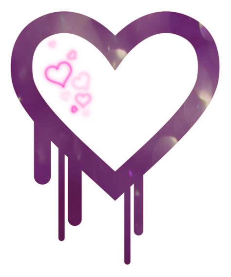 Mq Purple Heart Hearts Pink Sticker By Qoutesforlife