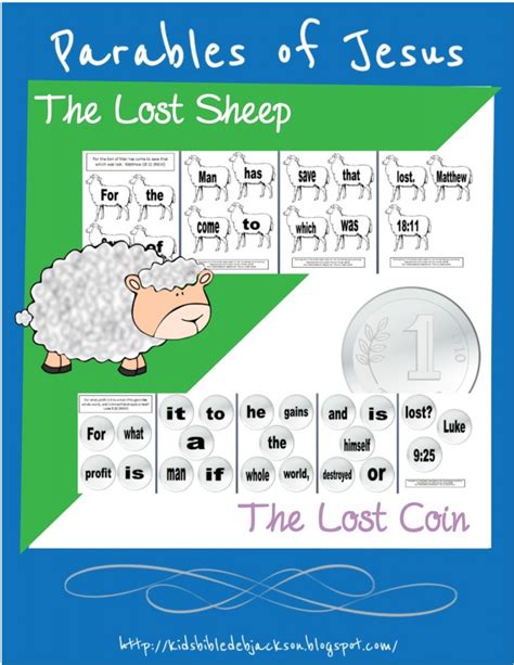 They have permitted me to share photos. FREE Parable of the Lost Sheep Lesson | Free Homeschool ...