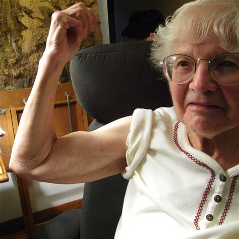 grandma shows off her muscle with coaching jessirowe flickr