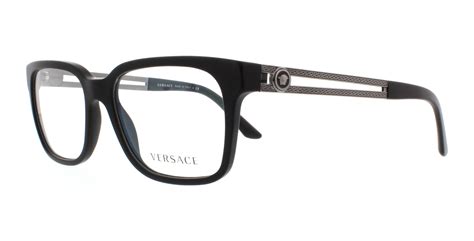 versace eyeglasses ve3218 5122 black sand 53mm