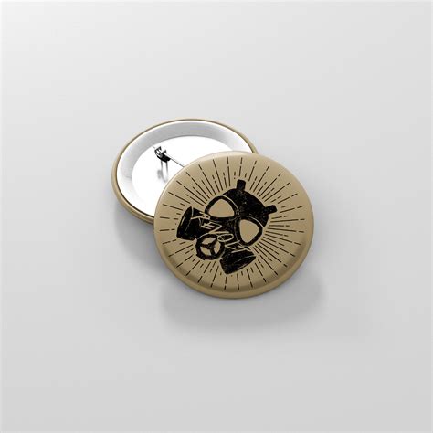 Revolt Circle Button Blackbird Revolt