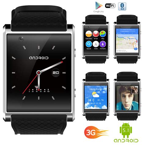 2018 Android 51 3g Unlocked Smart Watch Phone Wifi Gpsmaps