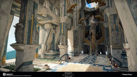 Artstation Assassins Creed Odyssey Atlantis Poseidons Palace