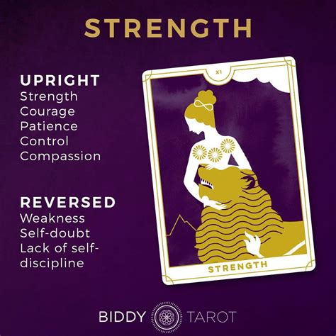Strength Tarot Card Meanings Biddy Tarot In 2022 Biddy Tarot Tarot