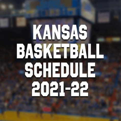 Ku Printable Basketball Schedule