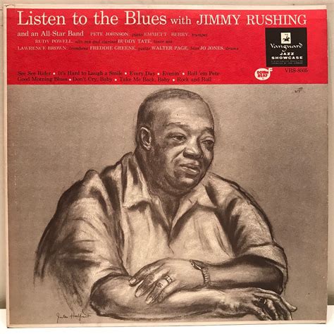 Listen To The Blues With Jimmy Rushing Lp 1955 Vanguard Vrs 8505 Dg