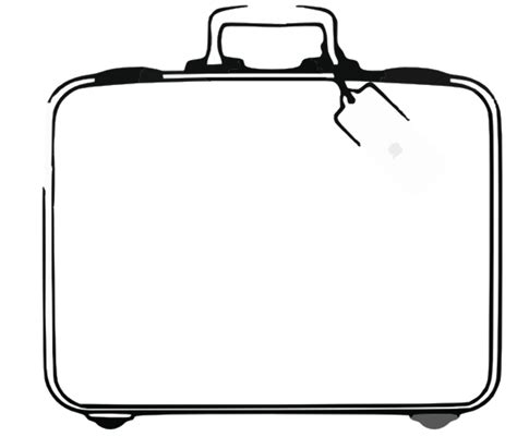 Download High Quality Suitcase Clipart Black Transparent Png Images