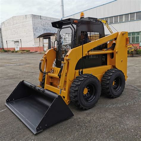 Smallest Turning Radius Rops Fops Mini Wheel Skid Steer Loader With Ce