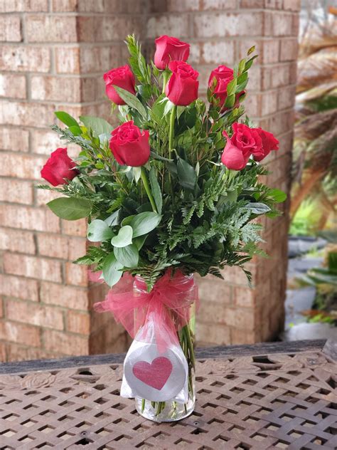 Red Dozen Roses Valentines 2023 In College Station Tx University