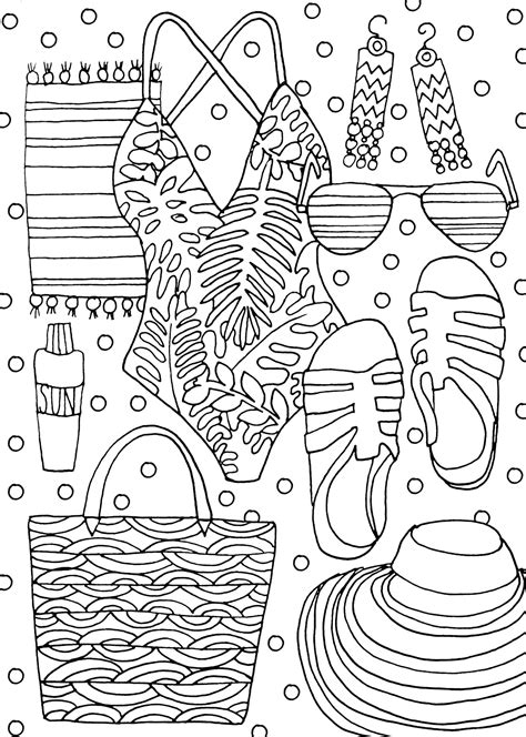 It's full of chic designs and trends straight off the runway. The Portable Adult Coloring Book - Fashion Designs (31 ...