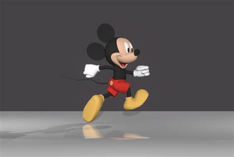 3d Model Mikey Mouse Disney Pixar Vr Ar Low Poly Cgtrader