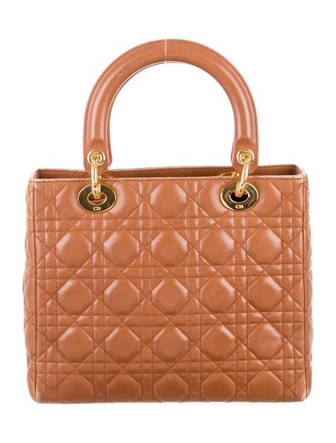 Christian Dior Medium Lady Dior Bag Handbags Chr60081 The Realreal
