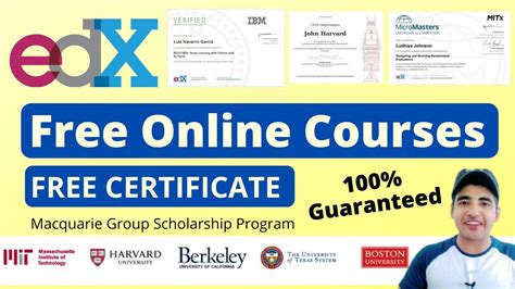 Edx Free Courses With Free Certificate By Harvard University Mit Edx
