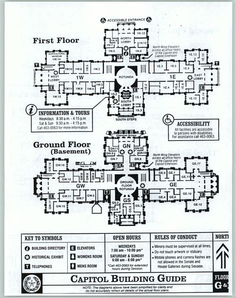 Capitol Building Guide Page 1 Of 2 Unt Digital Library