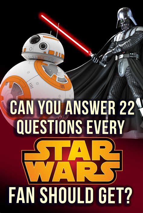 Quiz Can You Answer 22 Questions Every Star Wars Fan Should Get Star Wars Facts Star Wars