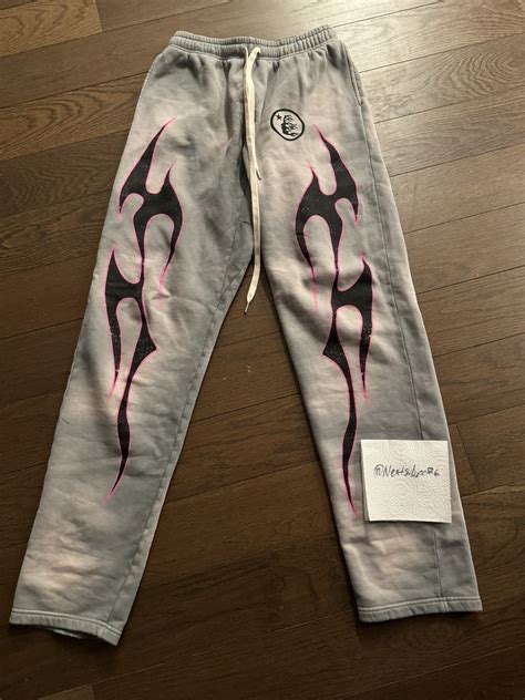 Hellstar Hellstar Capsule 10 Flame Flared Sweatpants Grailed