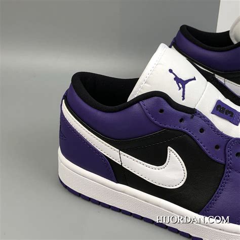 For Sale Air Jordan 1 Low Purple Black 553558 501 Air Jordan Shoes