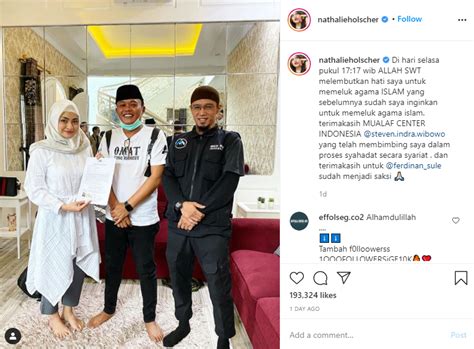 Sebelum Jadi Mualaf Nathalie Holscher Hapus Tato Ditemani Sule