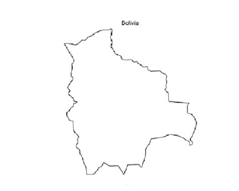 Mapas de Bolivia para colorear Colorear imágenes