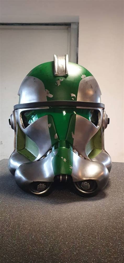 Clone Trooper Helmet Commander Gree Etsy