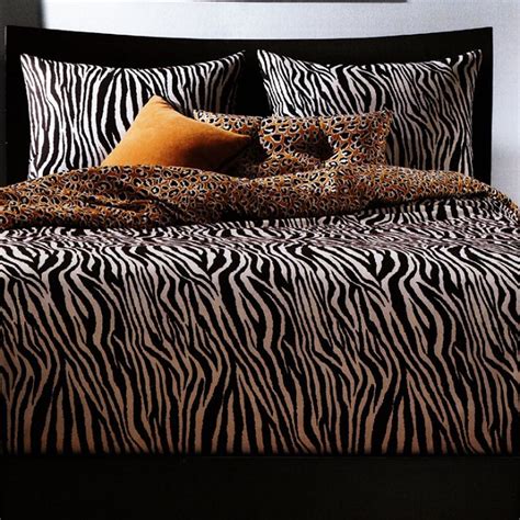 african bedding zebra zen bed cap comforter set