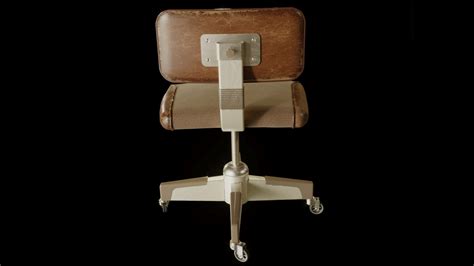Vintage Office Leather Chair 3d Turbosquid 1444085