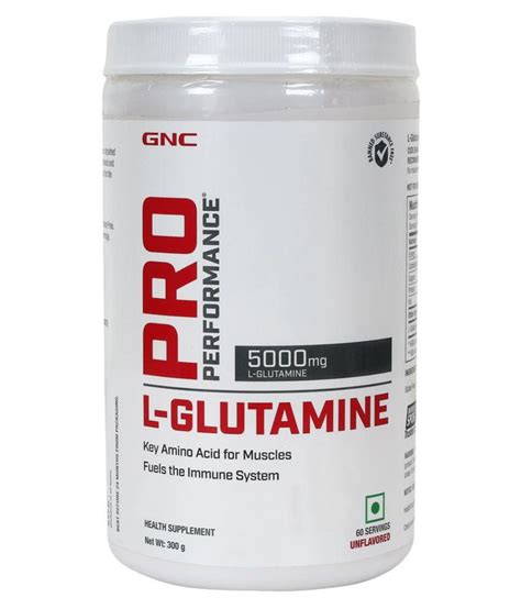 GNC L-Glutamine Powder (Amino Acid for Muscles) 300 gm: Buy GNC L ...