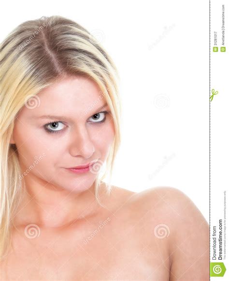 blondie girl woman blue eyes isolated stock image image of female style 31281017