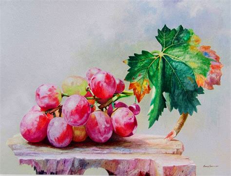 Historia Y Evolución De La Pintura Artística Pinturas Bodegones Con Uvas