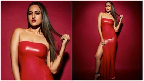 Sonakshi Sinha Takes Inspiration From Kim Kardashians Latex Dress But