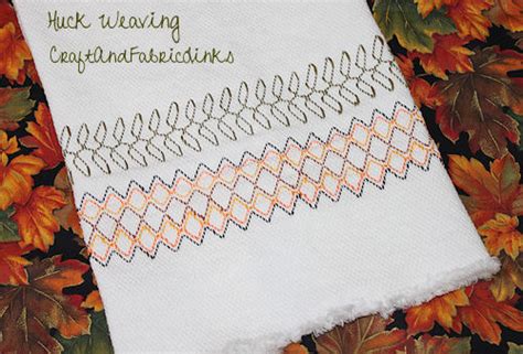Huck Weaving Free Pattern