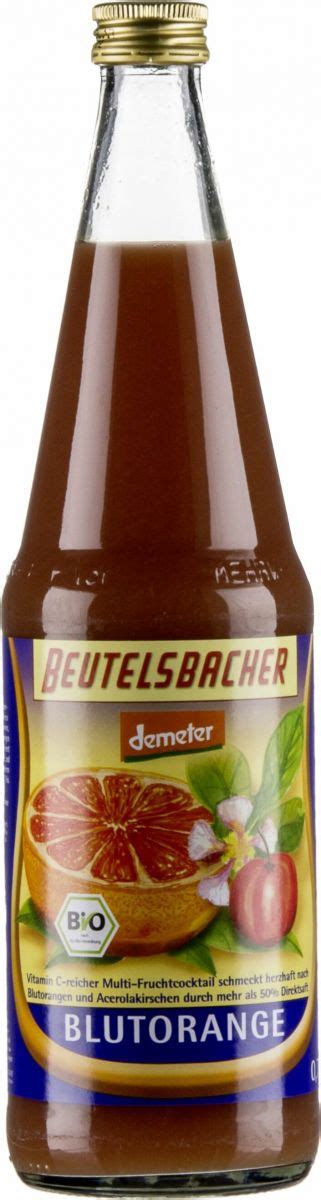 Beutelsbacher Blutorangen Saft Flasche 07l In Der Adler Apotheke
