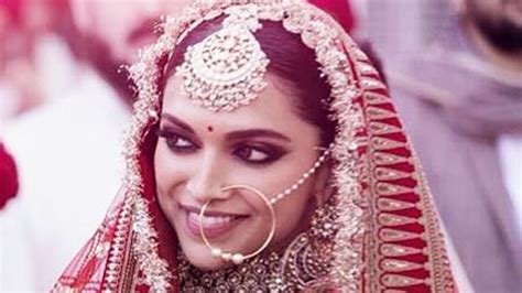 This Indian Bride Wore Deepika Padukones Sabyasachi Lehenga At Her Own