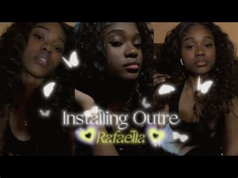 Installing Outré Rafaella Lace Frontal Wig YouTube