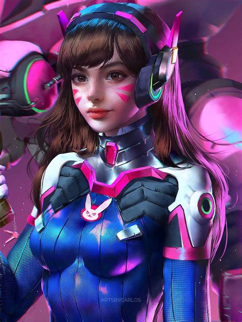 Dva Overwatch Image By Artsbycarlos 2891950 Zerochan Anime