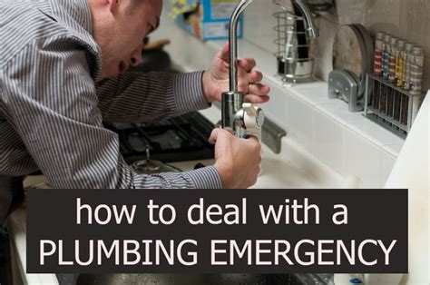 How To Deal With A Plumbing Emergency Dengarden