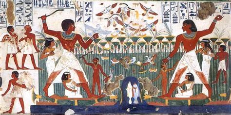 Tomb Of Nakht And His Wife Tawy Ancient Egyptkemet Egyptian Art