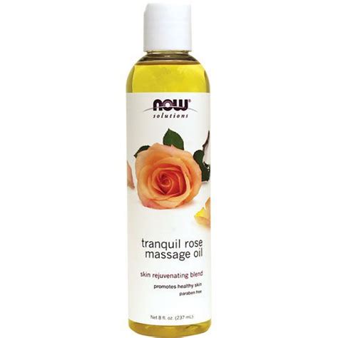 Now Foods Tranquil Rose Massage Oil 8 Fl Oz Liq Swanson® Massage