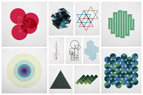 50 Minimal Geometric Compositions By Tilman Zitzmann Inspirationfeed