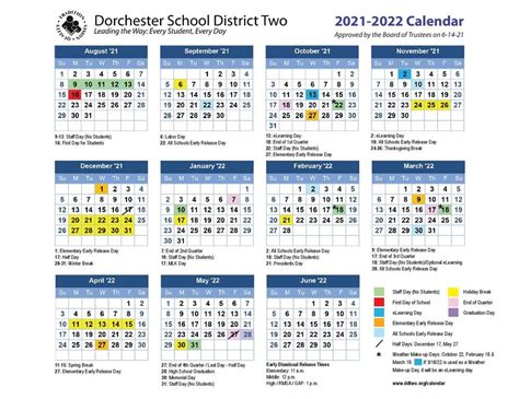 Calendar 2021 2022 Home