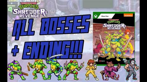 Teenage Mutant Ninja Turtles Shredders Revenge All Bosses And