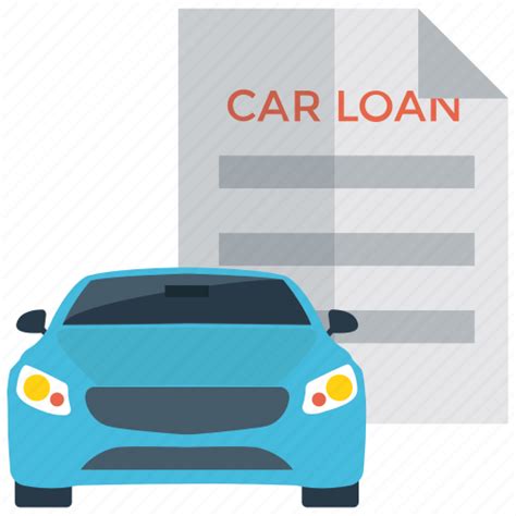 Car Lease Car Loan Lease Document Loan Report Mortgage Icon