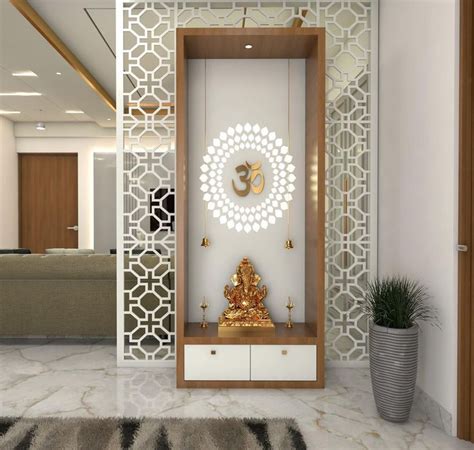 Divine Pooja Room Design Mandir Design Ideas For Indian Homes Living Room Partition