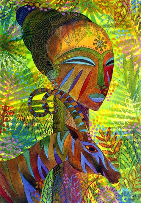 African Queens Painting By Jennifer Baird Fine Art America
